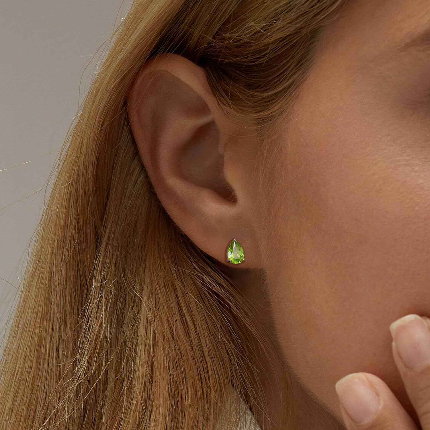 Gem's Beauty Earrings For Women Earrings Studs 925 Silver Inlays 5 * 7mm Gem Hypoallergenic Earrings For Girls Trendy Gift